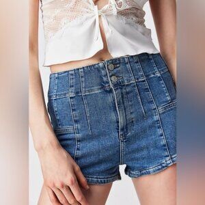 Free People Jayde High-Rise Shorts